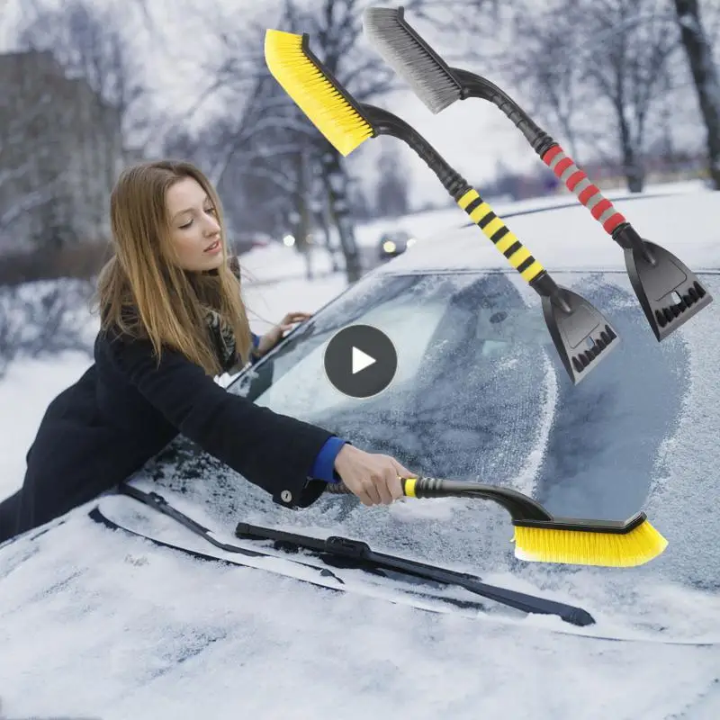 

Abs Glass Snow And Frost Shovel Practical Automobile Snow Shovel Portable Universal Snow Scraper Car Supplies 26 Inches Durable