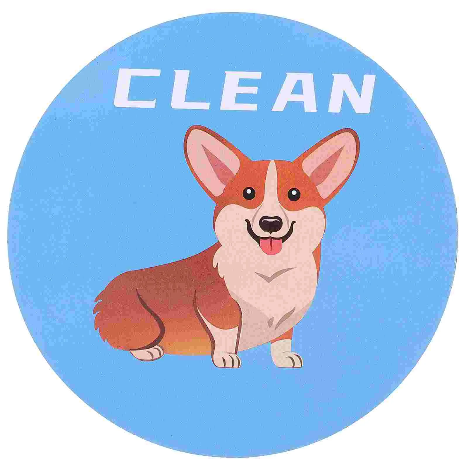 

Dishwasher Cleaning Stickers Dirty Magnet Double Sided The Sign Coated Paper Clean/dirty Funny Magnets Apartment Necessities
