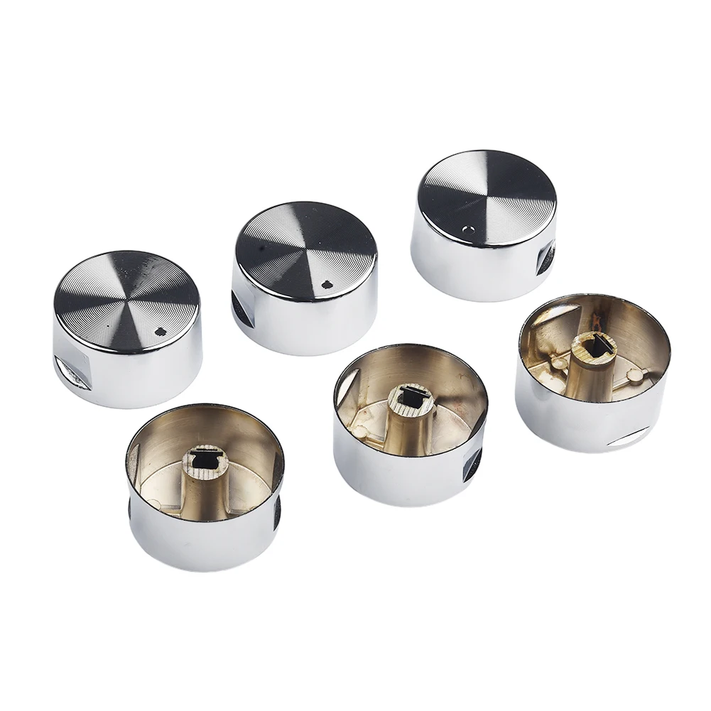 Cooktop Handle Rotary Switch Modern Round Silver Simple Zinc Alloy 38*19mm 6 Pieces Easy Installation Embedded Hole
Cooktop Handle Rotary Switch Modern Round Silver Simple Zinc Alloy 38*19mm 6 Pieces Easy Installation Embedded Hole