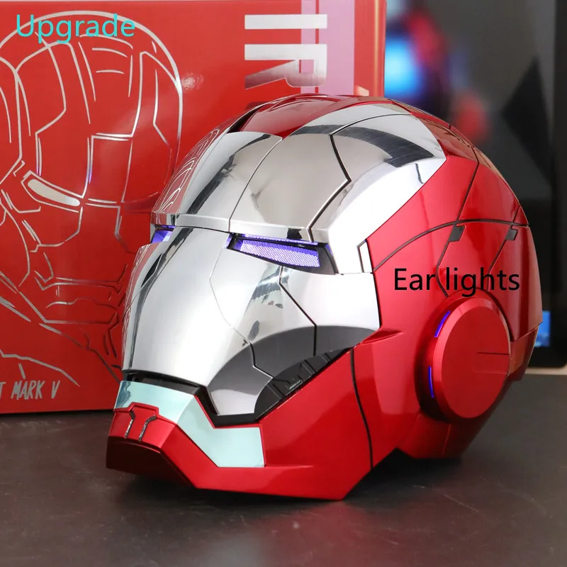 Marvel Iron Man Autoking 1/1 Mk5 Helmet Remote And Voice Control Iron Man Automatic Helmet Mask With Led Light Figure For Kids
Marvel Iron Man Autoking 1/1 Mk5 Helmet Remote And Voice Control Iron Man Automatic Helmet Mask With Led Light Figure For Kids