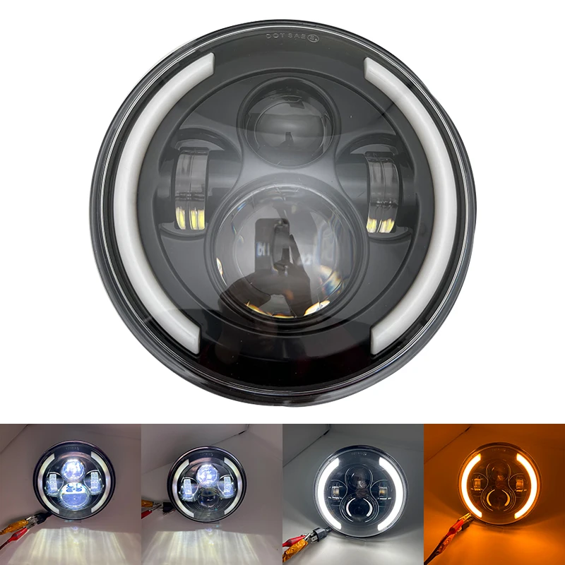 7Inch Motorcycle LED Headlight for Ultra Classic Electra Street Glide Road King Yamaha Motorcycle Jeep Wrangler Headlamp
7Inch Motorcycle LED Headlight for Ultra Classic Electra Street Glide Road King Yamaha Motorcycle Jeep Wrangler Headlamp