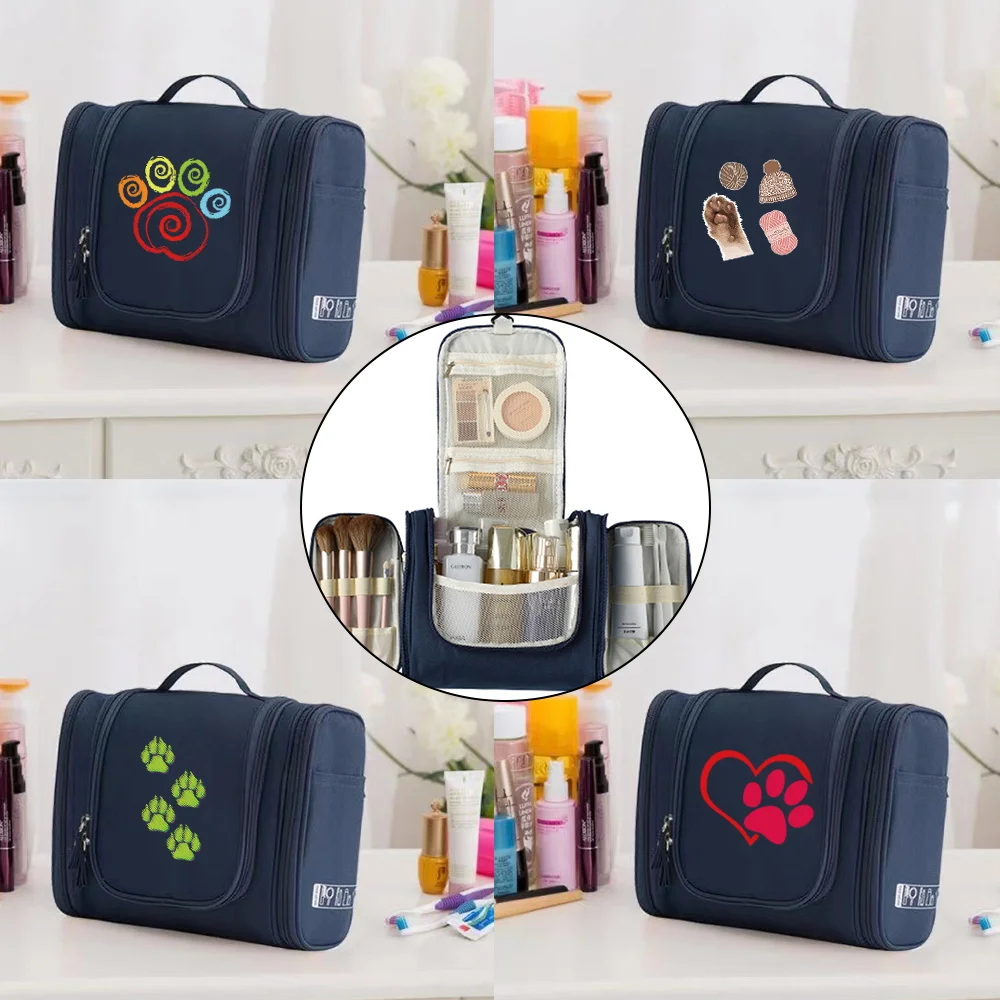 Women Travel Makeup Bag Toiletry Kits Organizer Bags Hanging Unisex Washing Cosmetic Storage Make Up Cases Dog Footprints Series
Women Travel Makeup Bag Toiletry Kits Organizer Bags Hanging Unisex Washing Cosmetic Storage Make Up Cases Dog Footprints Series