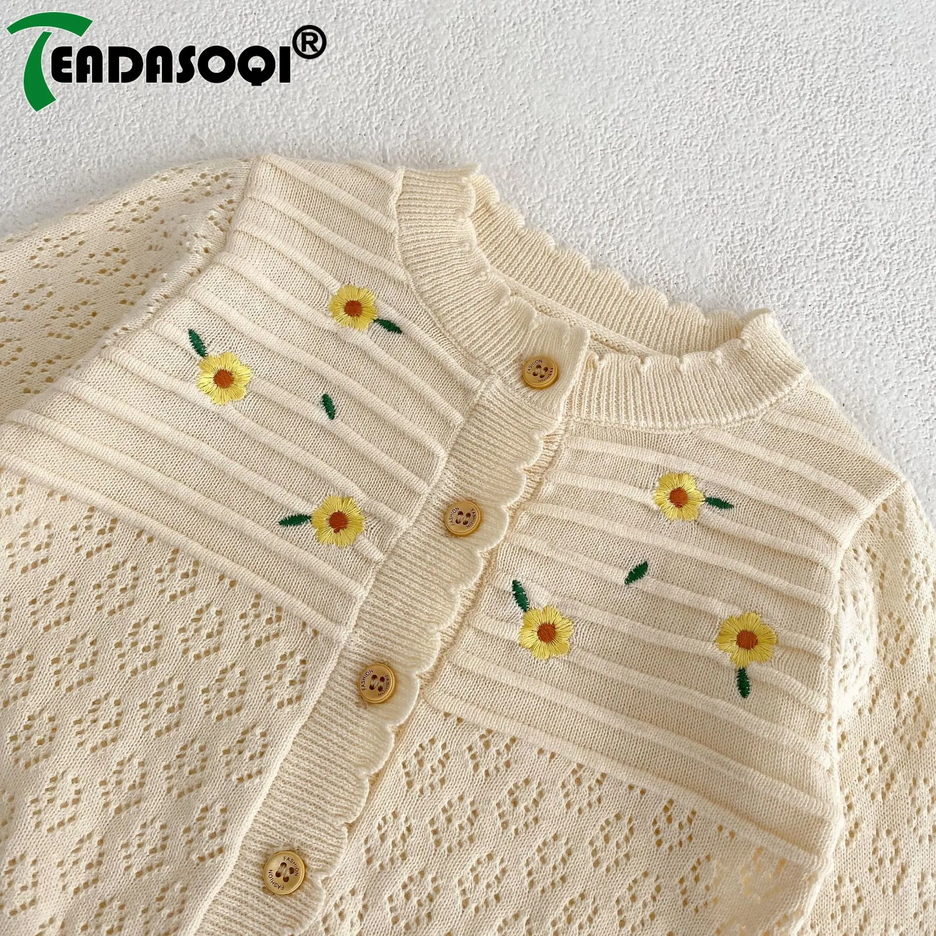 New In Summer Kids Sweater 어린이 여름옷 Newborn Baby Girls Full Sleeve Embroidery Flower Single-breasted Top Knitted Coat Children
New In Summer Kids Sweater 어린이 여름옷 Newborn Baby Girls Full Sleeve Embroidery Flower Single-breasted Top Knitted Coat Children