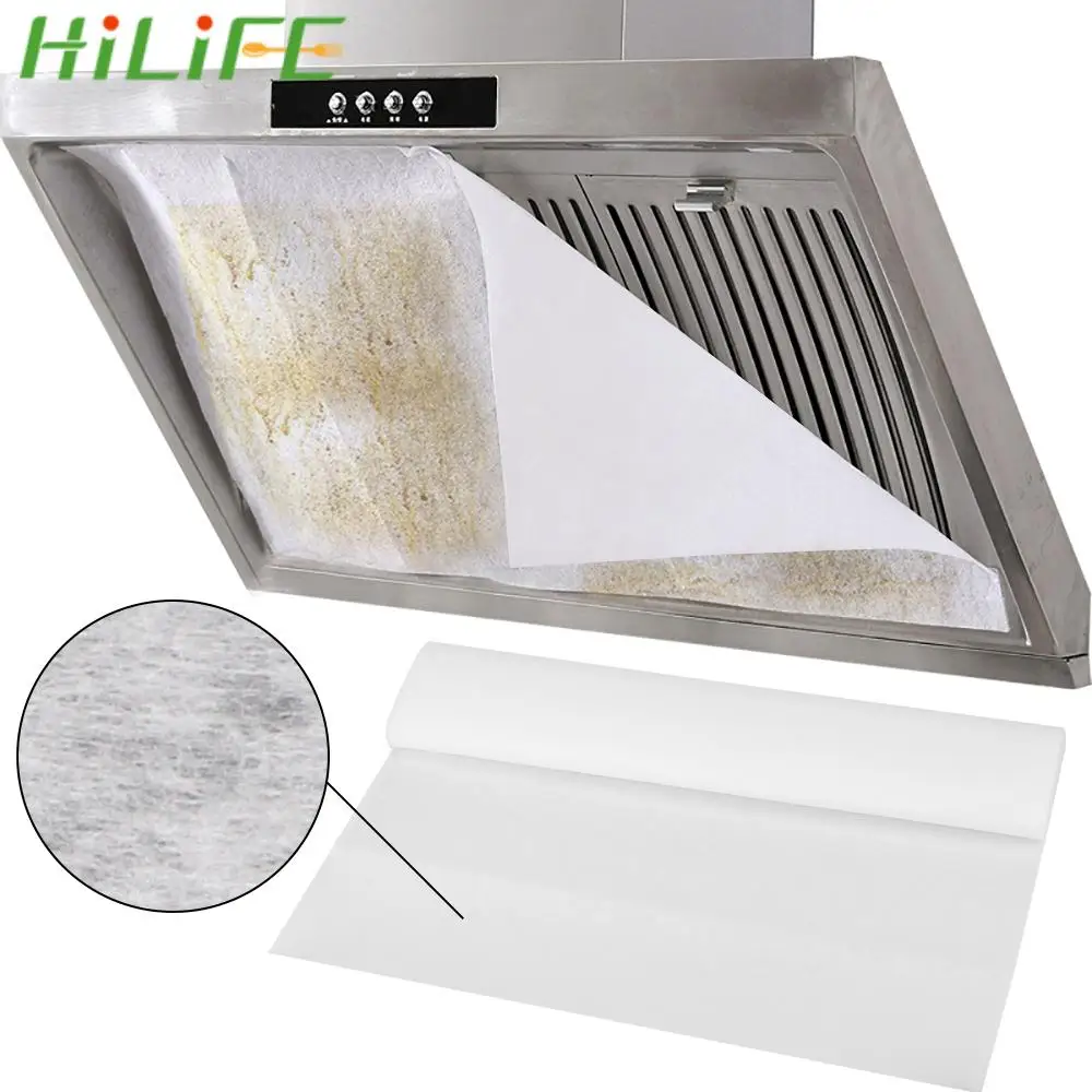 

HILIFE Kitchen Oil Filter Paper Non-woven Range Hood Oil-Absorbing Paper Oil-Proof Sticker Anti Oil Cotton Filters