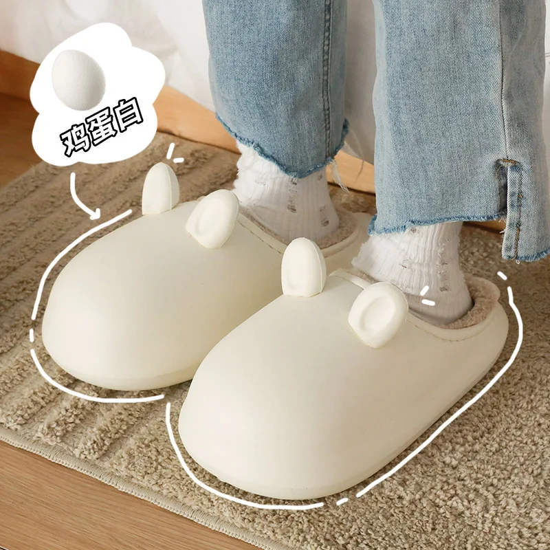 Women Winter Waterproof Animals Cotton Slippers Cute Cartoon Rabbit Indoor Home Shoes Female Anti-slip Bedroom Floors Slides
Women Winter Waterproof Animals Cotton Slippers Cute Cartoon Rabbit Indoor Home Shoes Female Anti-slip Bedroom Floors Slides