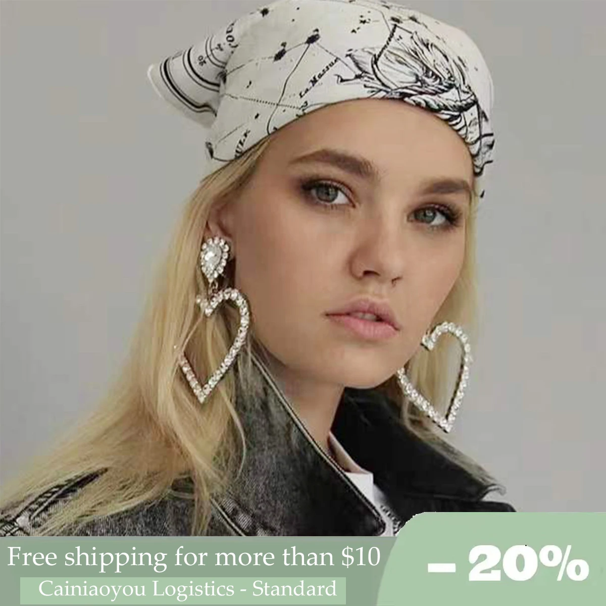 New Trend Shiny Rhinestone Heart Earrings Women's Dinner Wedding Accessories Fashion Statement Heart Earrings
New Trend Shiny Rhinestone Heart Earrings Women's Dinner Wedding Accessories Fashion Statement Heart Earrings