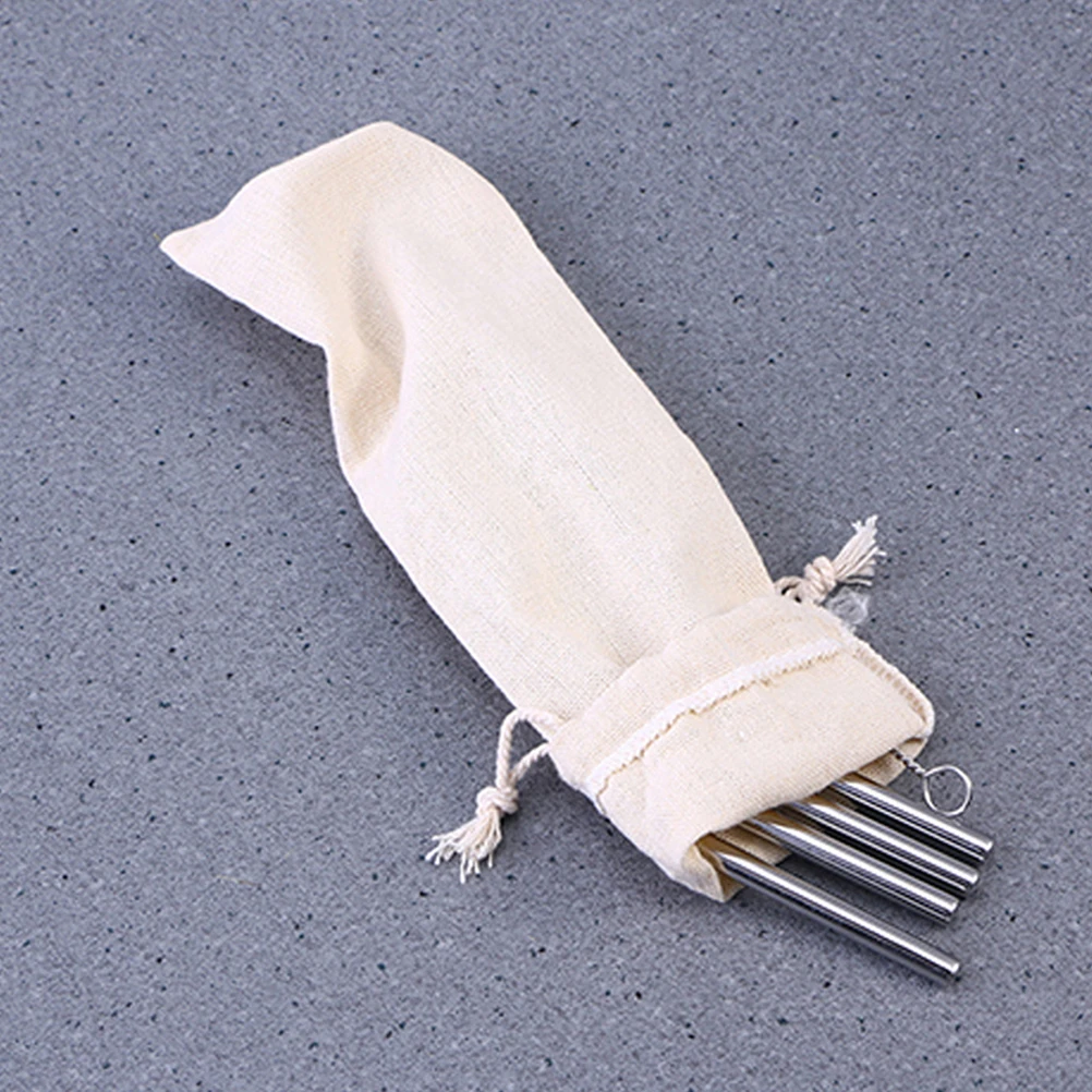 15Pcs Cotton Line Straw Storage Pouch Straw Drawstring Pouch Tableware Organizer Cotton Line Drawstring Bags 25x8cm 
15Pcs Cotton Line Straw Storage Pouch Straw Drawstring Pouch Tableware Organizer Cotton Line Drawstring Bags 25x8cm