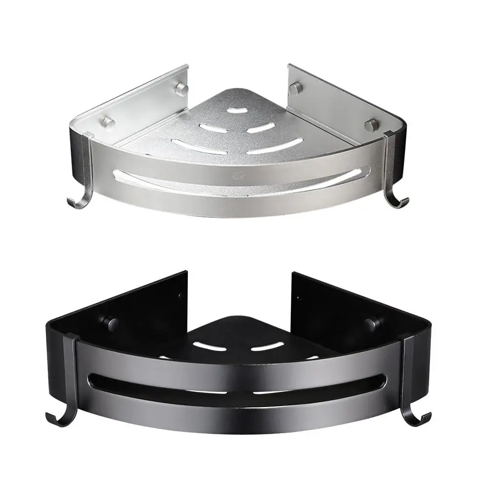 Aluminum Corner Shelf Bathroom Accessories Organizer Toilet Vanity Triangle Towel Storage Rack Bath Wall Holder With Drain Holes
Aluminum Corner Shelf Bathroom Accessories Organizer Toilet Vanity Triangle Towel Storage Rack Bath Wall Holder With Drain Holes