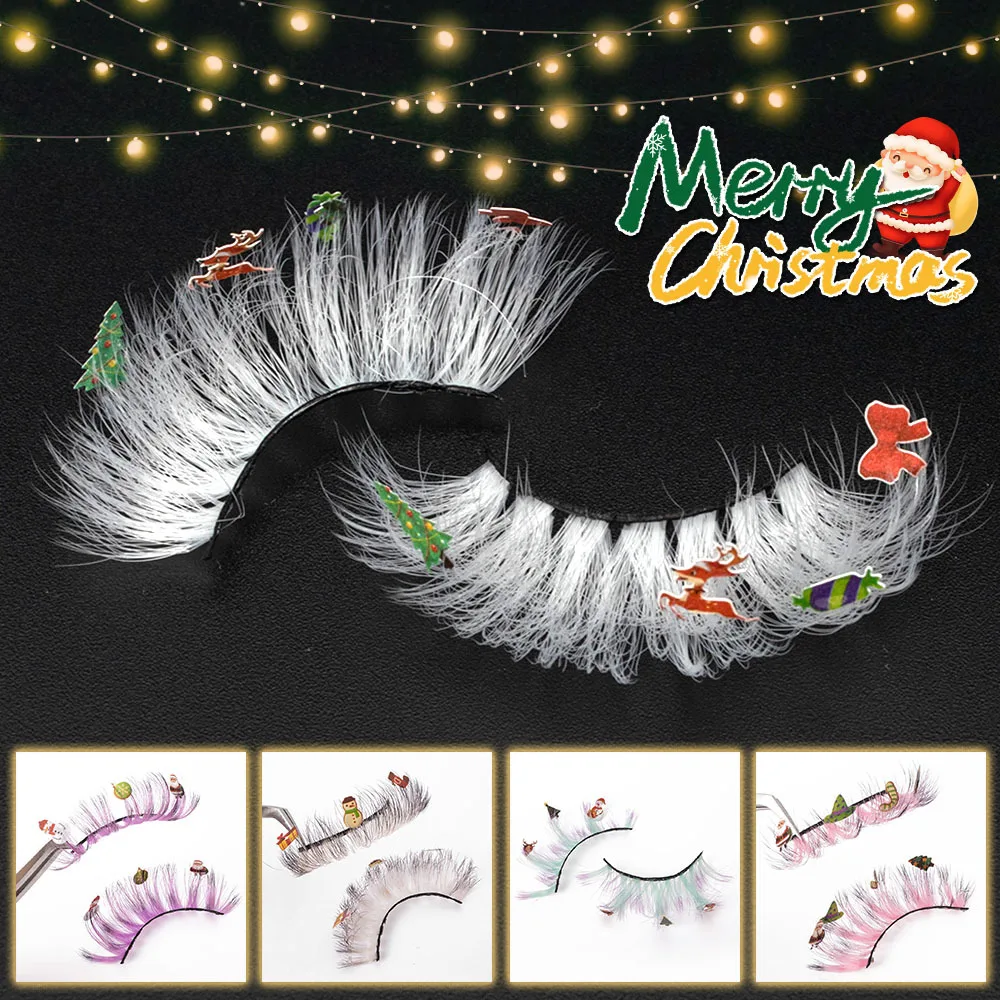 10/20Ppairs 25MM Colored Shining Glitter Mink Eyelashes Handmade Dramatic Colorful Rainbow Lashes Party Show Halloween Cosplay
10/20Ppairs 25MM Colored Shining Glitter Mink Eyelashes Handmade Dramatic Colorful Rainbow Lashes Party Show Halloween Cosplay
