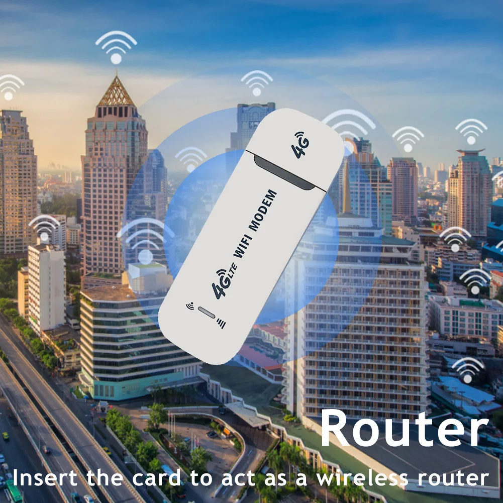 4G USB-модем WIFI Мобильный портативный беспроводной WiFi-адаптер Card Router Домашний