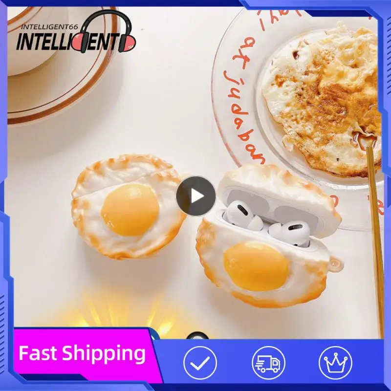 Personality Earphone Case For Airpods For Airpods Case Simulated Poached Eggs bluetooth-compatible Earphone Creativity
Personality Earphone Case For Airpods For Airpods Case Simulated Poached Eggs bluetooth-compatible Earphone Creativity