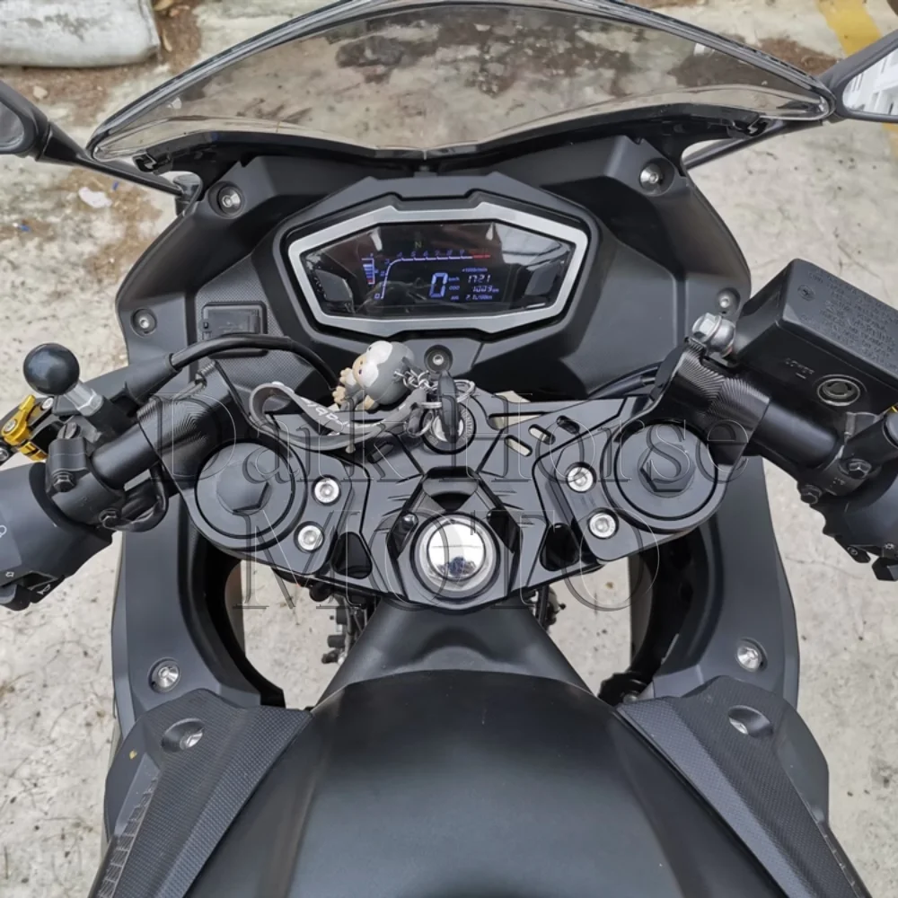 

Motorcycle Modified Upper Link Board Samsung Lightweight Lower Handlebar Separation Handle Titanium Ruler FOR VOGE 300 RR