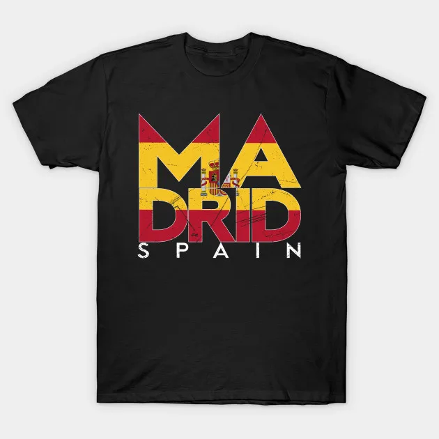Spanish Flag Madrid Spain Men's T-Shirt. Summer Cotton Short Sleeve O-Neck Unisex T Shirt New S-3XL
Spanish Flag Madrid Spain Men's T-Shirt. Summer Cotton Short Sleeve O-Neck Unisex T Shirt New S-3XL