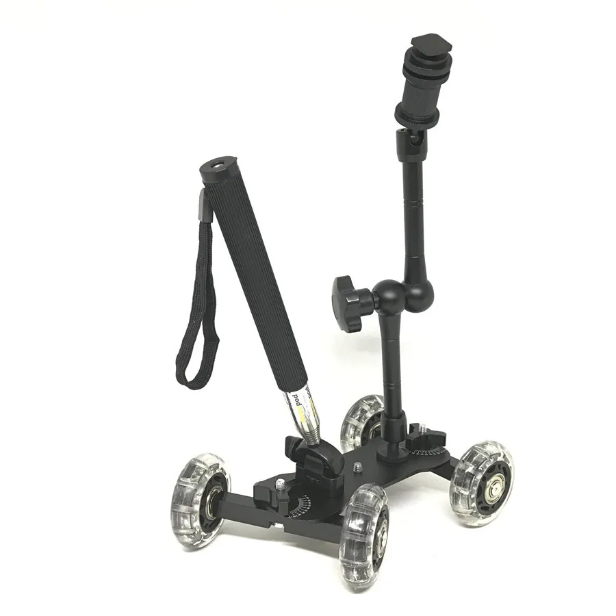 3in1 Camera Rail Car Table Slider Dolly Car 11 inch Magic Arm Phone Handheld Monopod Selfie Stick For d1000 d3000 d3100 d3200
3in1 Camera Rail Car Table Slider Dolly Car 11 inch Magic Arm Phone Handheld Monopod Selfie Stick For d1000 d3000 d3100 d3200