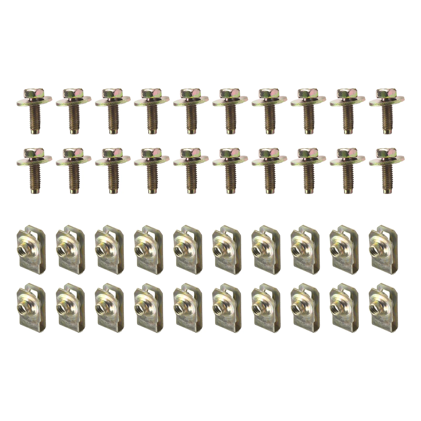 20set Universal Zinc Body Bolts U-Nuts Clips Engine Bottom Fender Liners Push Retainers Fasteners Car Accessories
20set Universal Zinc Body Bolts U-Nuts Clips Engine Bottom Fender Liners Push Retainers Fasteners Car Accessories