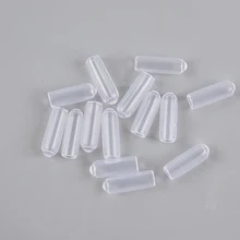200PCS Medium Size Inner 3.5mm Clear Rubber Tips For The End Of 4mm Metal Headbands To Protect From Hurt,Hairbands Ends