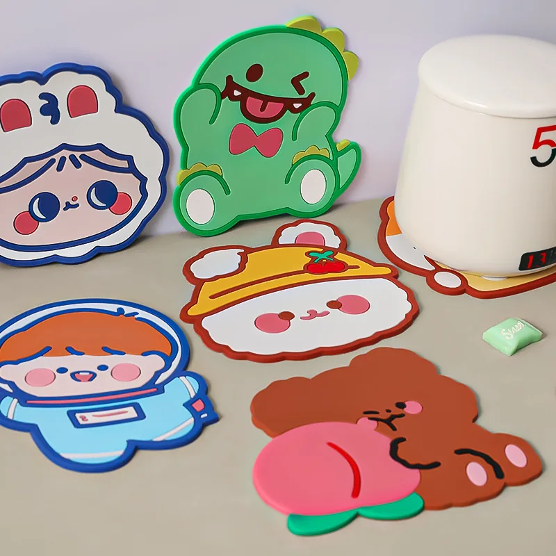 Japanese Cute Coaster Mug Cartoon Astronaut Household Tea Drink Heating Pads Table Water Waterproof Pvc Placemat Mat Decoration
Japanese Cute Coaster Mug Cartoon Astronaut Household Tea Drink Heating Pads Table Water Waterproof Pvc Placemat Mat Decoration