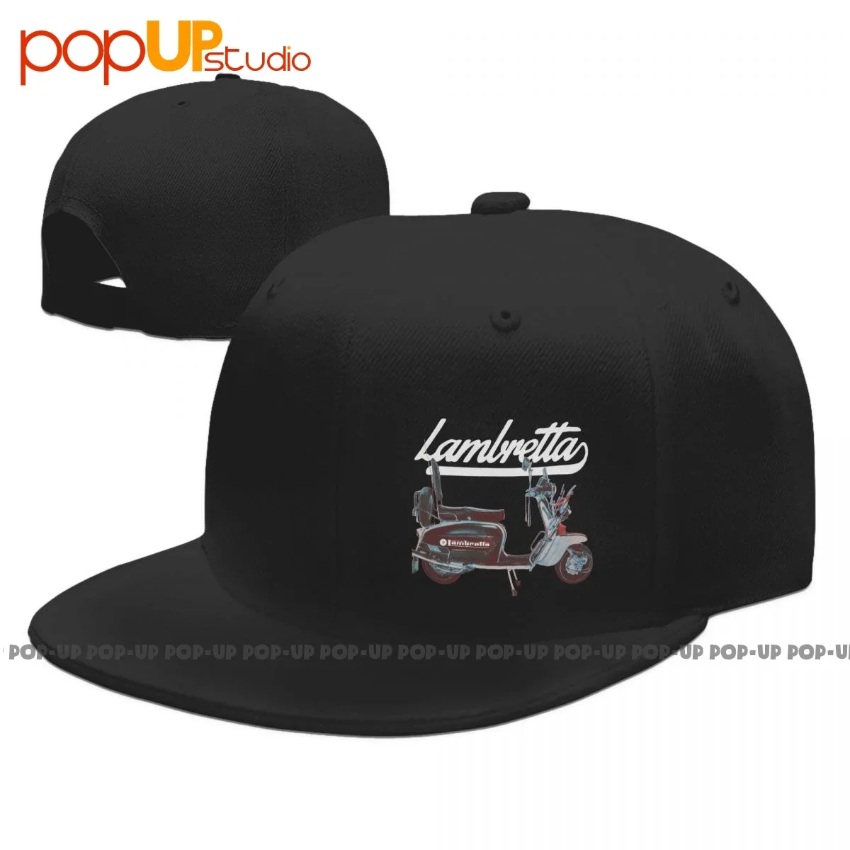 Ретро Lambretta Milan Италия Scooters Snapback Кепка Классические бейсболки лучшего качества