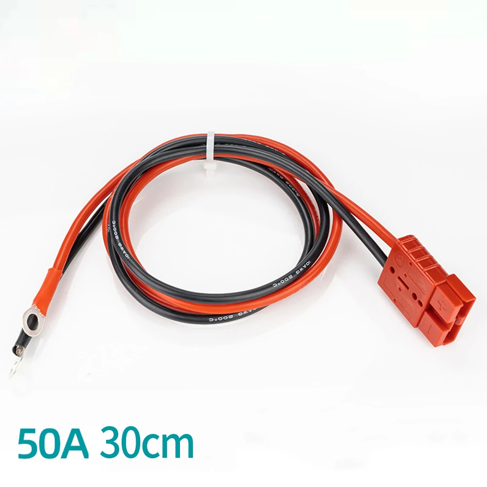 Connector Cable 50Amp Connector For Battery Charging Weatherproof 100cm 30cm 40C-125C M8 Post Red/Black Jacket
Connector Cable 50Amp Connector For Battery Charging Weatherproof 100cm 30cm 40C-125C M8 Post Red/Black Jacket