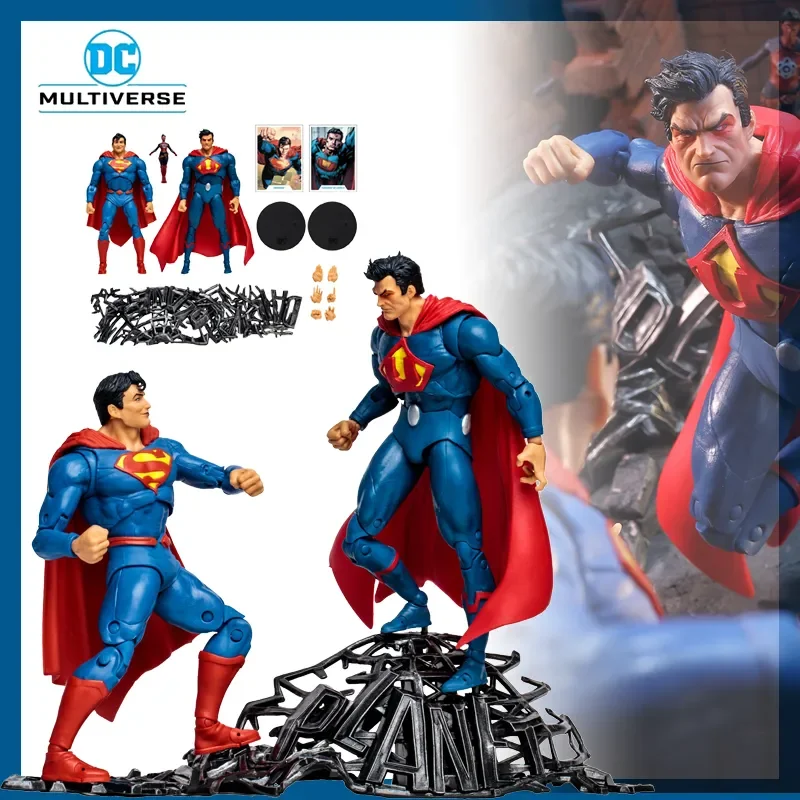 Mcfarlane Toys Dc Multiverse Superman Vs SUPERMAN Of Earth-3 Anime Action Figure Movable Figures Collection Figurine Gifts Toy
Mcfarlane Toys Dc Multiverse Superman Vs SUPERMAN Of Earth-3 Anime Action Figure Movable Figures Collection Figurine Gifts Toy