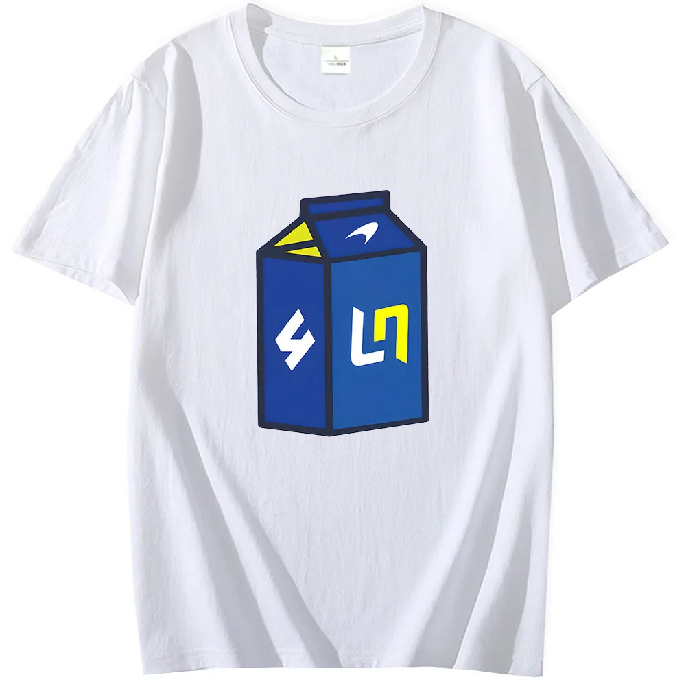 Lando Norris F1 And The Milk Classic Tshirts Women Men Short Sleeve T-shirts Streetwear 100% Cotton T-Shirt Tees Tops Harajuku
Lando Norris F1 And The Milk Classic Tshirts Women Men Short Sleeve T-shirts Streetwear 100% Cotton T-Shirt Tees Tops Harajuku