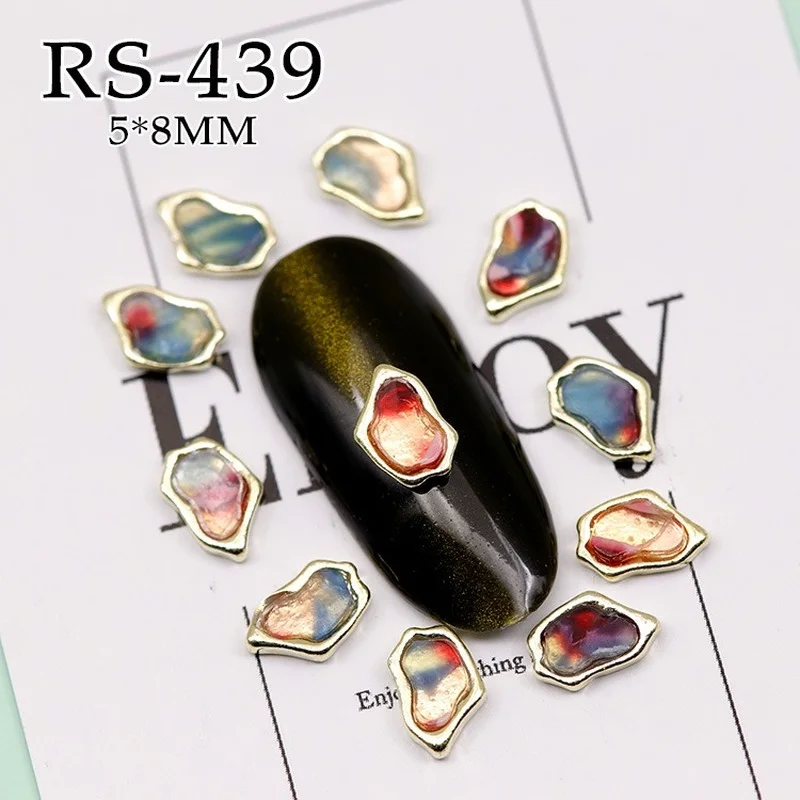 10pcs/lot, 3d Nail Art Amber Stone Half Circle Alloy Metal Jewelry For Nail Tips Beauty
10pcs/lot, 3d Nail Art Amber Stone Half Circle Alloy Metal Jewelry For Nail Tips Beauty