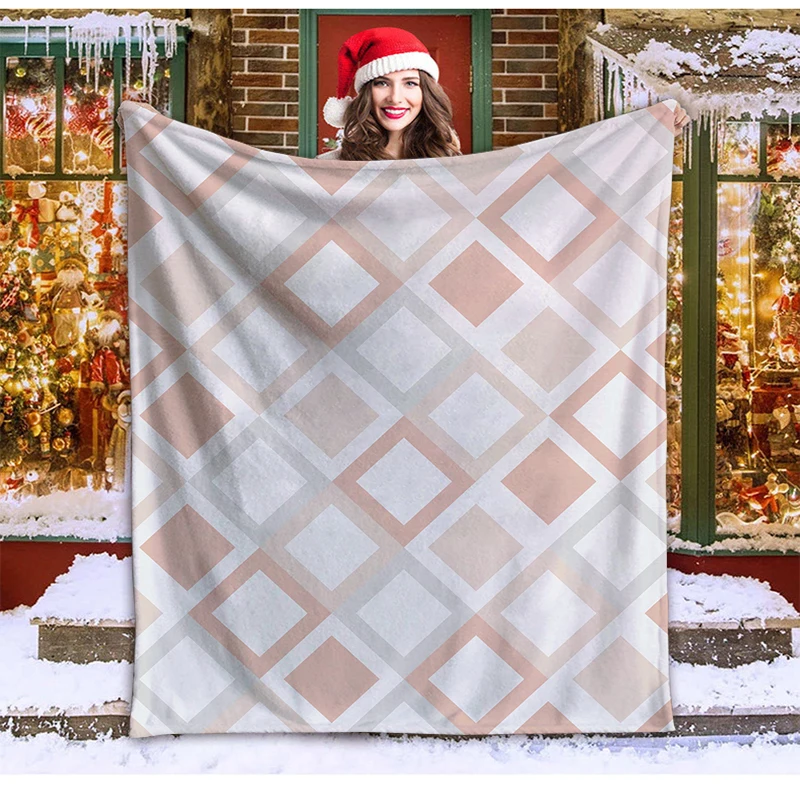 Nordic Geometry Plaid Printed Flannel Blanket Living Room Sofa Bedroom Bedspread On The Bed Multifunction Soft Blankets
Nordic Geometry Plaid Printed Flannel Blanket Living Room Sofa Bedroom Bedspread On The Bed Multifunction Soft Blankets