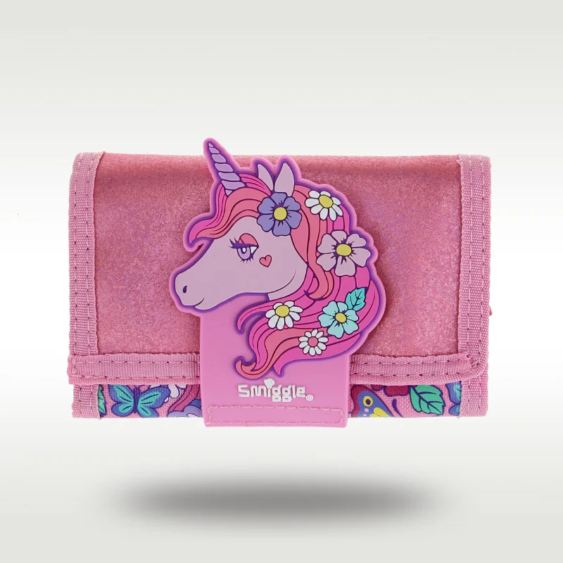 Australia Smiggle Original Children's Wallet Triple Coin Purse Butterfly Unicorn Leather Wallet Cute Girls Card Case 5 Inches
Australia Smiggle Original Children's Wallet Triple Coin Purse Butterfly Unicorn Leather Wallet Cute Girls Card Case 5 Inches