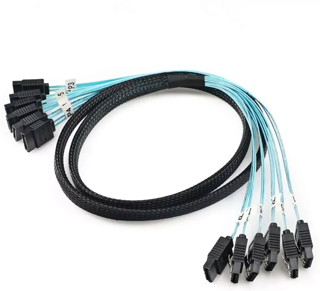 NEW2023 6 pcs/set Sata To Sata Cable 4/6 Ports/Set Date Cable 7 Pin Sata Sas Cable 6Gbps Sata To Sata HDD Cable Cord For Server
NEW2023 6 pcs/set Sata To Sata Cable 4/6 Ports/Set Date Cable 7 Pin Sata Sas Cable 6Gbps Sata To Sata HDD Cable Cord For Server