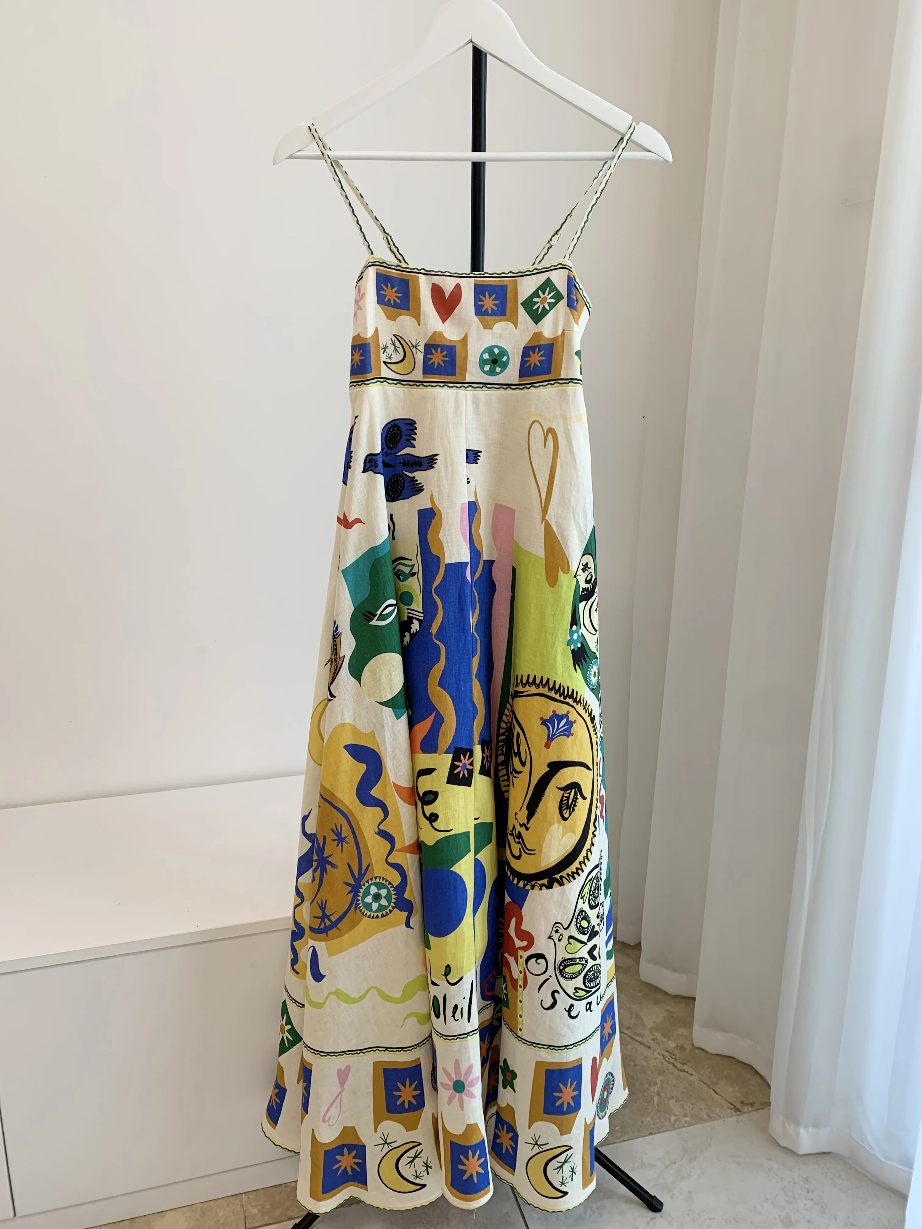 2023 Spring New Holiday Style Multicolor Print Women Sexy Strapless Midi Linen Dress
2023 Spring New Holiday Style Multicolor Print Women Sexy Strapless Midi Linen Dress