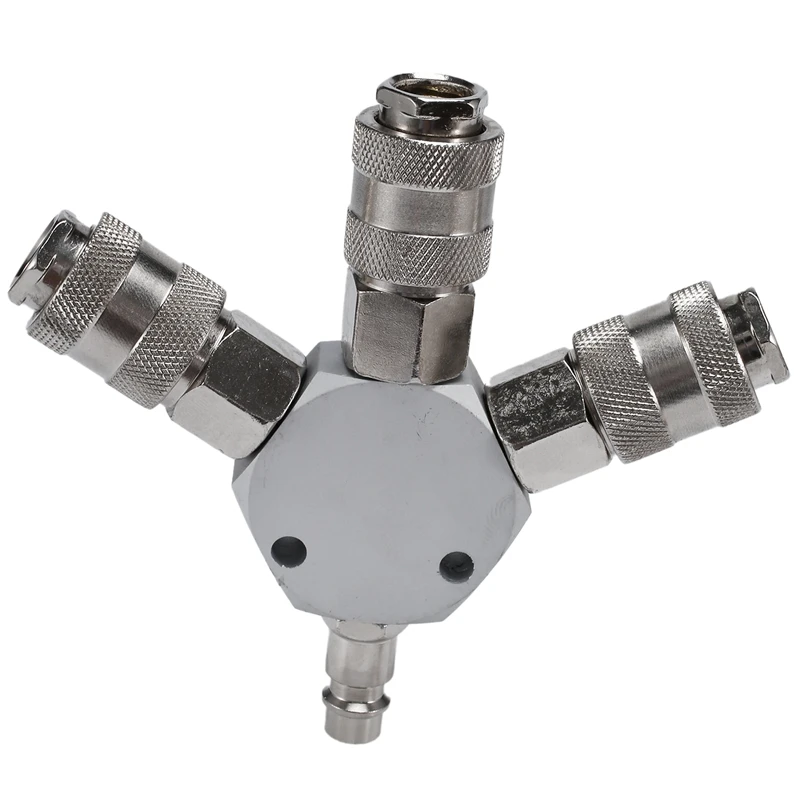 Spot Goods 3-WAY MANIFOLD Quick Coupler 1/4Inch NPT Connector Air Hose Coupling Pneumatic Tools European Style
Spot Goods 3-WAY MANIFOLD Quick Coupler 1/4Inch NPT Connector Air Hose Coupling Pneumatic Tools European Style
