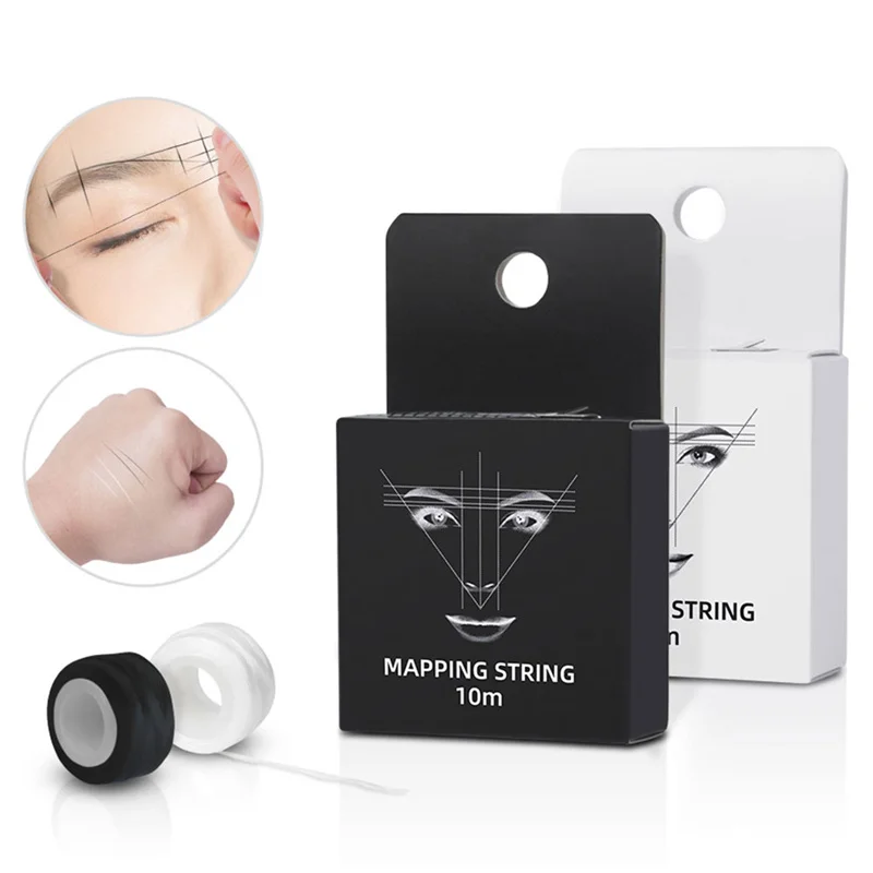 

Tattoo Thread Eyebrow Marker Thread Tattoo Brows Ruler Auxiliary Line Drawing With Ink Positioning Microblading Mapping Line Box