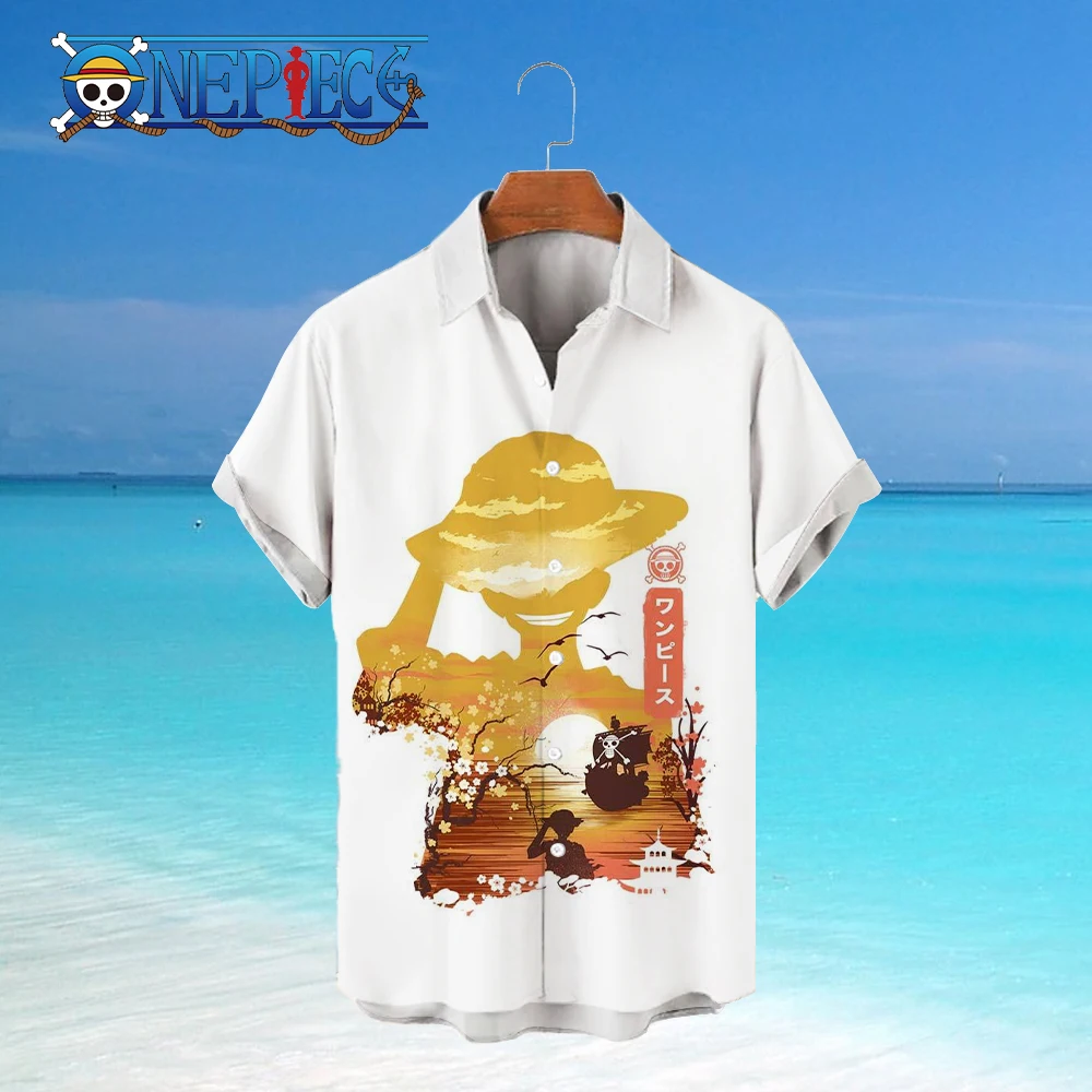 

Блузка Zoro Мужская рубашка Блузки Аниме Обезьяна D Luffy топы Летняя цельная Мужская одежда Пляжная рубашка крутая элегантная мужская 5Xl