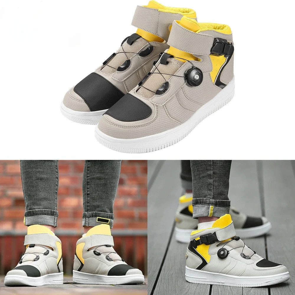 Motocross Riding Boots Motorcycle Casual Spiral Shoes Microfiber Touring Shoes Locomotive Boots Waterproof Anti-slip For Men
Motocross Riding Boots Motorcycle Casual Spiral Shoes Microfiber Touring Shoes Locomotive Boots Waterproof Anti-slip For Men