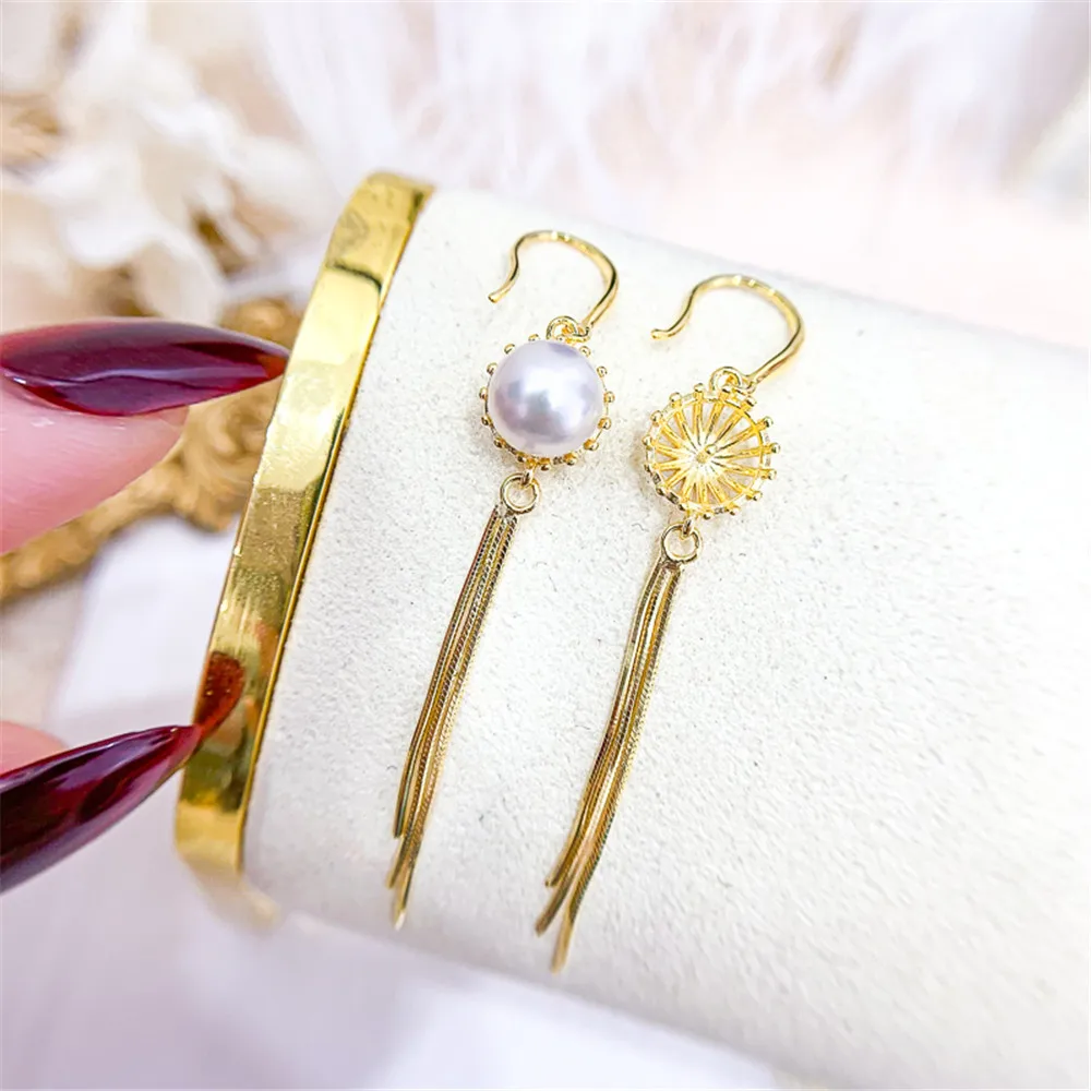 S925 Sterling Silver Pearl Beads Stud Earrings Setting Base Diy Jewelry Making Findings&Components
S925 Sterling Silver Pearl Beads Stud Earrings Setting Base Diy Jewelry Making Findings&Components