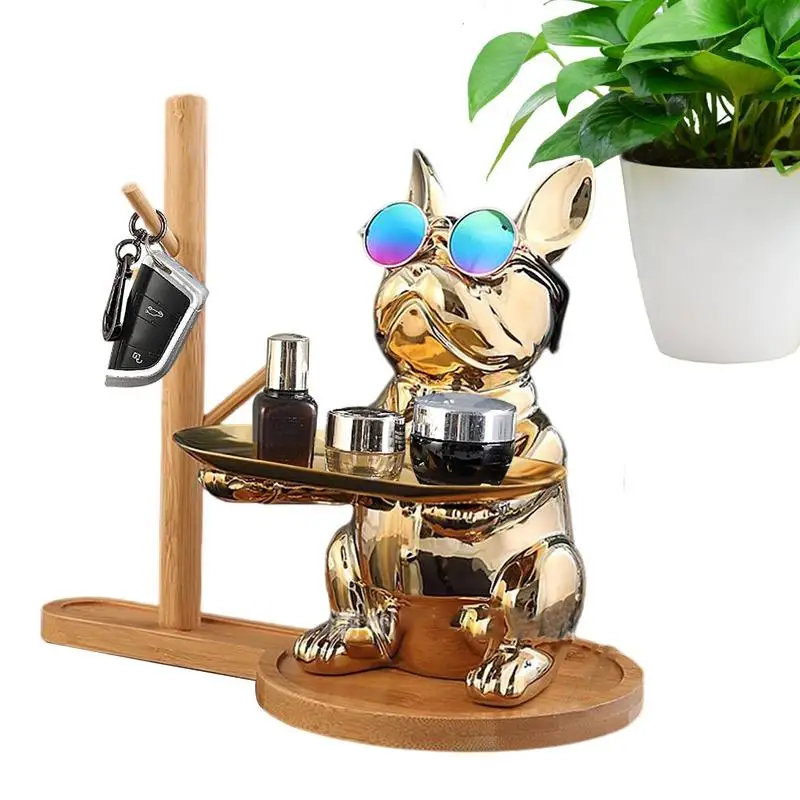 Ceramic French Bulldog Sculpture Dog Statue Decorative Figurine Storage Tray Coin Piggy Bank Entrance Key Glasses Holder
Ceramic French Bulldog Sculpture Dog Statue Decorative Figurine Storage Tray Coin Piggy Bank Entrance Key Glasses Holder