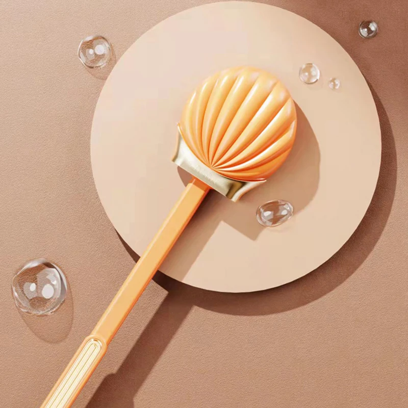 Toilet Brush Shell Shape Household Silicone Toilet Cleaning Brush Tools Wall Mounted Long Handle Home Bathroom Accessories Base
Toilet Brush Shell Shape Household Silicone Toilet Cleaning Brush Tools Wall Mounted Long Handle Home Bathroom Accessories Base