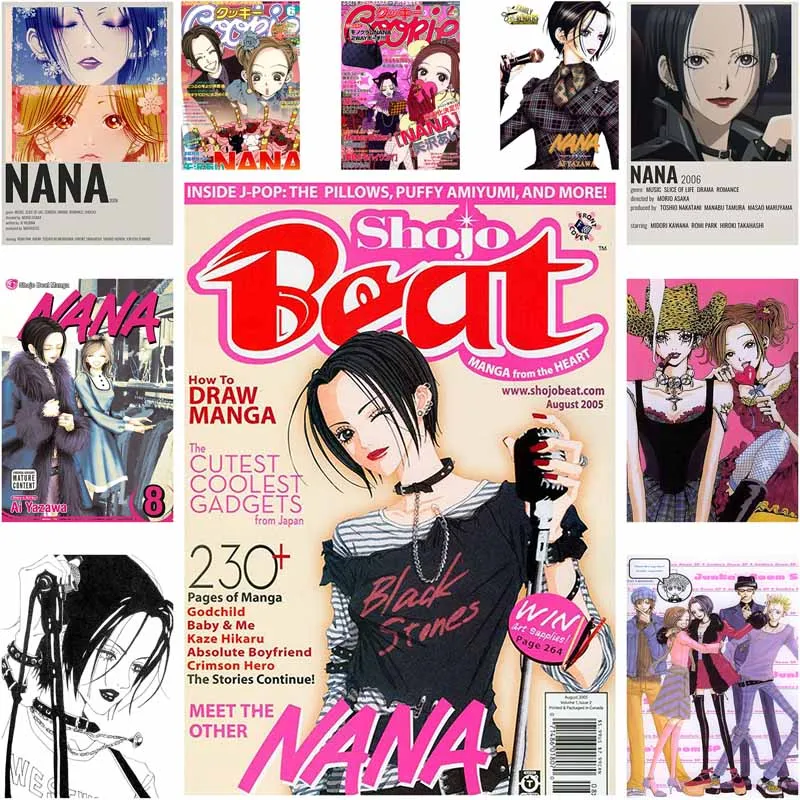 Japanese Anime Figure Room Decor Aesthetic Modern Paintings White Paper NANA Wall Poster Mural Bedroom Home Decoration Art Mural
Japanese Anime Figure Room Decor Aesthetic Modern Paintings White Paper NANA Wall Poster Mural Bedroom Home Decoration Art Mural