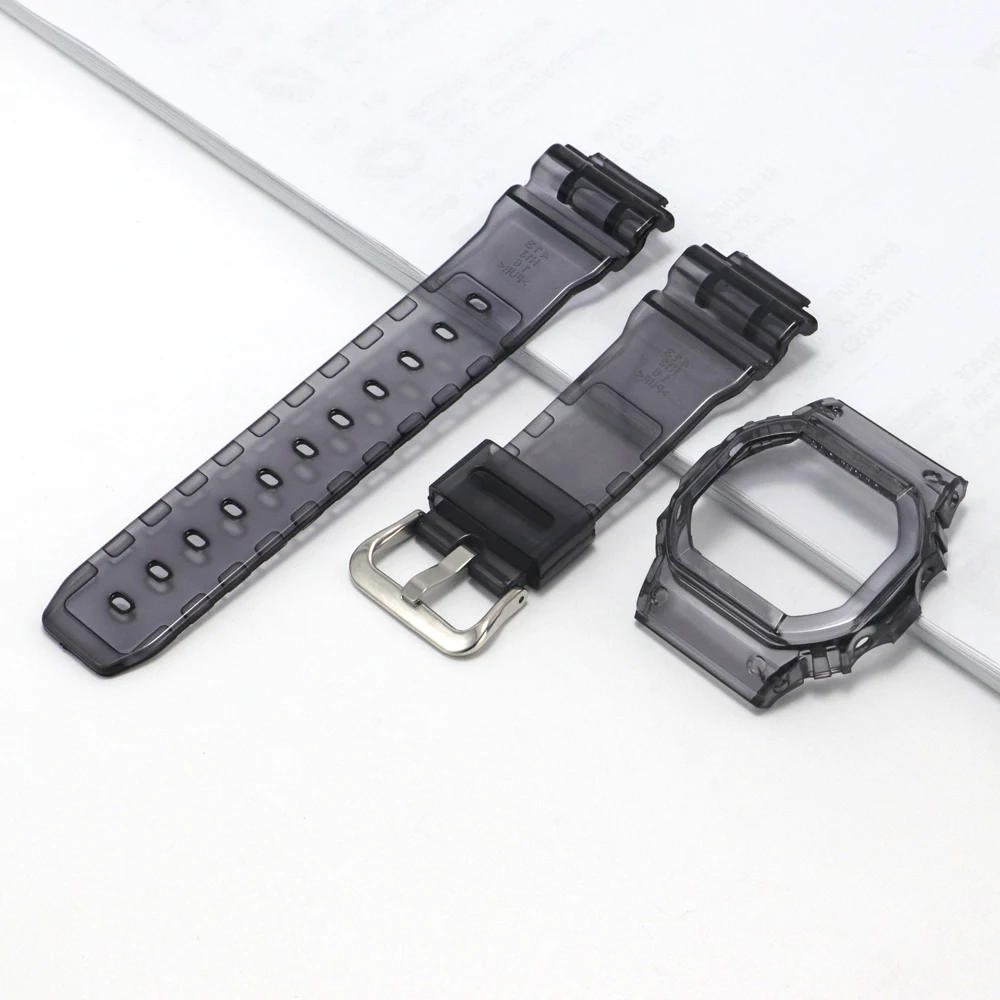 Resin Band for Gasioak DW5600 Transparent Bezel for G-5000 GW-M5610 G-5600 Watch Strap+Case Replacement Refit Bracelet
Resin Band for Gasioak DW5600 Transparent Bezel for G-5000 GW-M5610 G-5600 Watch Strap+Case Replacement Refit Bracelet