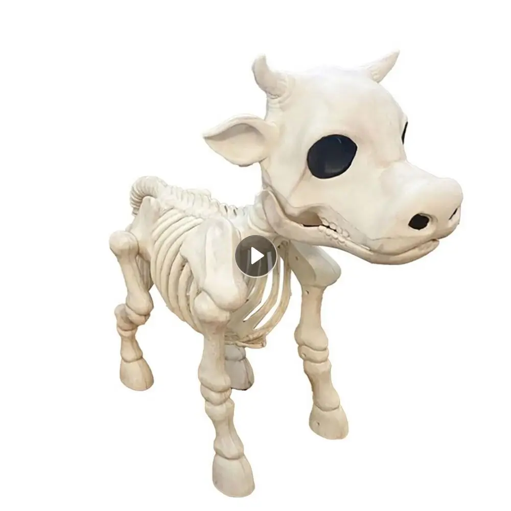 

Create An Atmosphere Skeleton Home Decor Skeleton Cow Festive Party Supplies Durable Halloween Skull Cow Decoration Bull Head