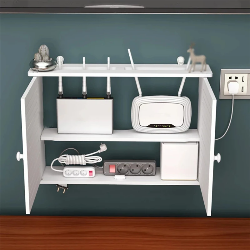 Wireless WIFI Router Storage Box Bins Cable Power Plus Wire Bracket Wall Hanging Organizer Rack Home Office Holder Study Holder
Wireless WIFI Router Storage Box Bins Cable Power Plus Wire Bracket Wall Hanging Organizer Rack Home Office Holder Study Holder