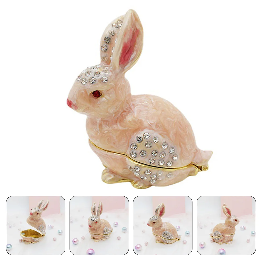 Box Jewelry Trinket Rabbit Holder Storage Ring Bunny Case Tray Zodiac Boxes Easter Jar Decorative Rhinestone Hinged Chinese
Box Jewelry Trinket Rabbit Holder Storage Ring Bunny Case Tray Zodiac Boxes Easter Jar Decorative Rhinestone Hinged Chinese