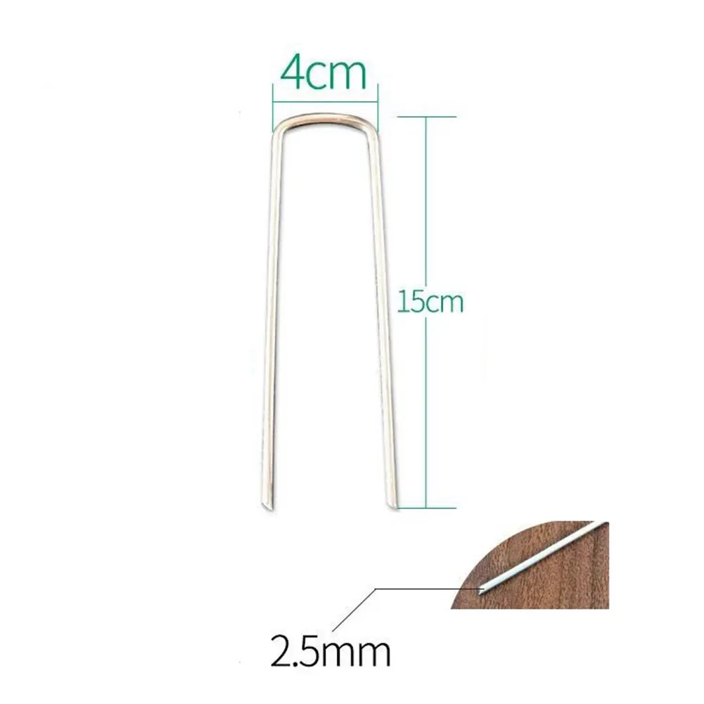 20pcs Ground U Mulch Nail Weedproof Cloth Nails Tent Pegs Turf Fixation Yard Pipes Garden Greening High Quality
20pcs Ground U Mulch Nail Weedproof Cloth Nails Tent Pegs Turf Fixation Yard Pipes Garden Greening High Quality