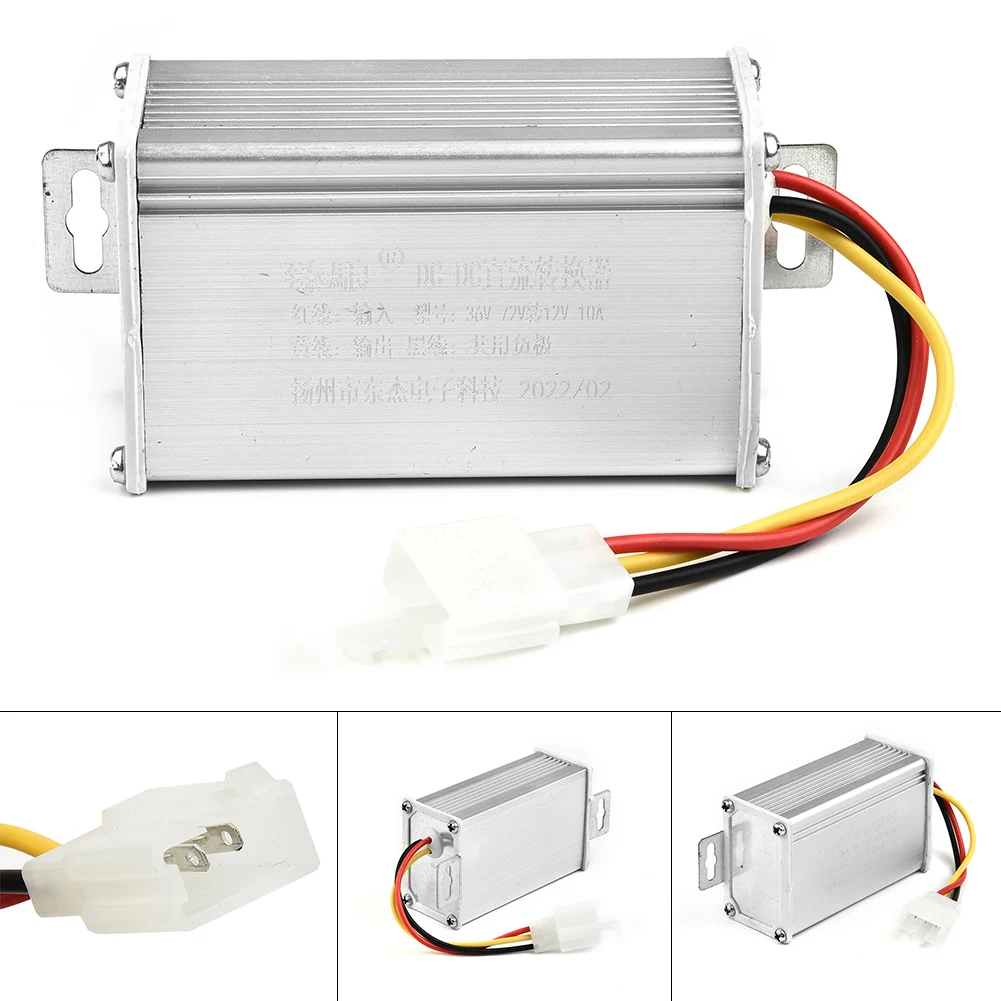 DC Transformer 36V 48V 72V To 12V 10A Converter Adapter Transformer For Electric Bicycle Features Over-current Protection
DC Transformer 36V 48V 72V To 12V 10A Converter Adapter Transformer For Electric Bicycle Features Over-current Protection