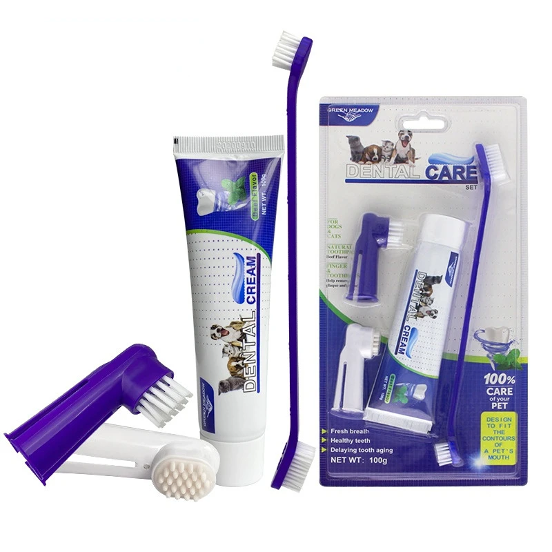 Pet Toothbrush and Toothpaste for Dogs Cat,Best Soft TPR Pet Finger Toothbrush,Small Dogs Puppy Doggy,Dog Toothpaste Beef Flavor
Pet Toothbrush and Toothpaste for Dogs Cat,Best Soft TPR Pet Finger Toothbrush,Small Dogs Puppy Doggy,Dog Toothpaste Beef Flavor