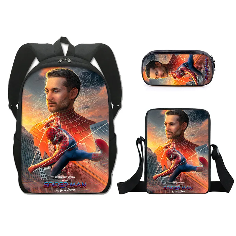 3PC-SET New Spider-Man Hero Homeless Primary School Bag Backpack Pencil Bag Polyester Small Satchel The Best Gift Mochila
3PC-SET New Spider-Man Hero Homeless Primary School Bag Backpack Pencil Bag Polyester Small Satchel The Best Gift Mochila