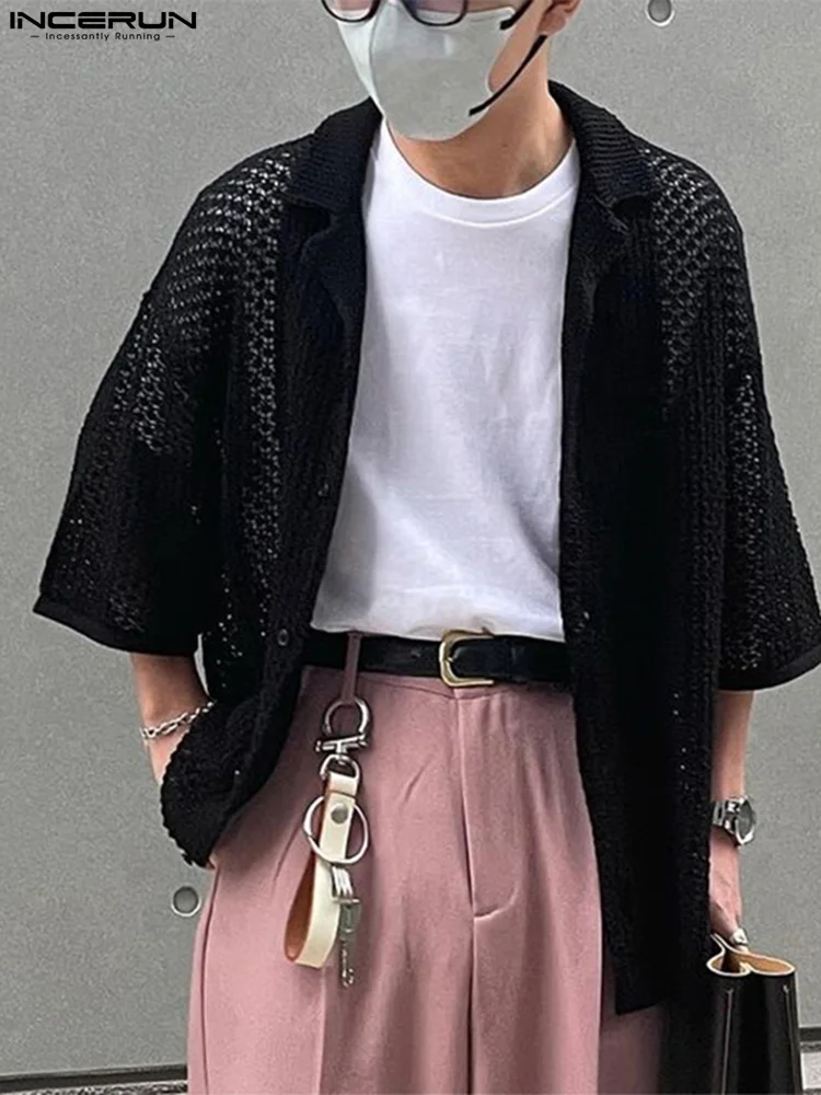 INCERUN 2022 Мужская рубашка сетчатая прозрачная уличная одежда с отложным воротником и полурукавом мужская одежда стильные сексуальные повсед...
INCERUN 2022 Мужская рубашка сетчатая прозрачная уличная одежда с отложным воротником и полурукавом мужская одежда стильные сексуальные повсед...