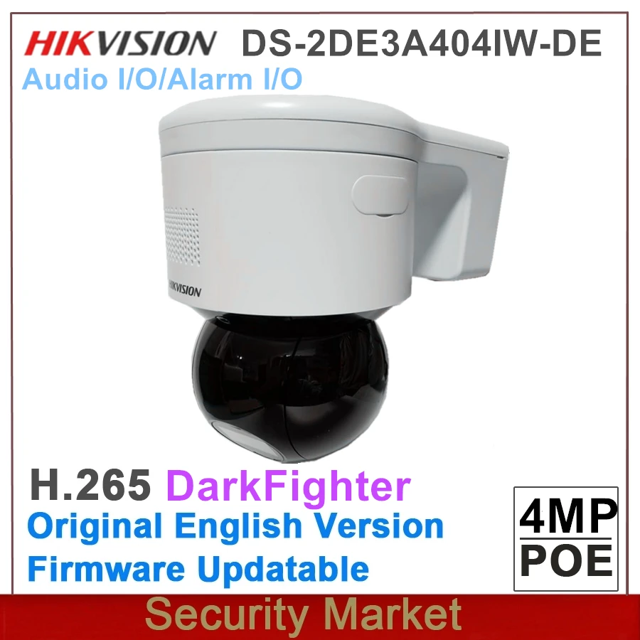 Hikvision-DS-2DE3A404IW-DE IP PTZ Original, 3 pulgadas, zoom óptico 4x, 4MP, POE, DarkFighter, domo de velocidad de red IR, nuev
Hikvision-DS-2DE3A404IW-DE IP PTZ Original, 3 pulgadas, zoom óptico 4x, 4MP, POE, DarkFighter, domo de velocidad de red IR, nuev