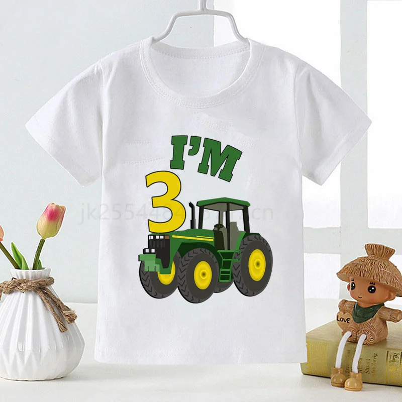 Car Number Print Kids T-shirt Excavator Boy T-shirt Boy Girl Birthday T-shirts Funny Gift Kids Clothes
Car Number Print Kids T-shirt Excavator Boy T-shirt Boy Girl Birthday T-shirts Funny Gift Kids Clothes