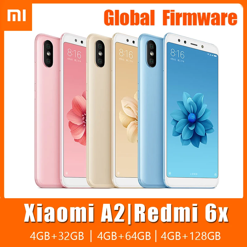 Xiaomi celular Mi A2/Redmi 6x Smartphone 6G 128G Cellphone Android 8.1 Snapdragon 660 1080 x 2160 Pixels 18W Fast Charging
Xiaomi celular Mi A2/Redmi 6x Smartphone 6G 128G Cellphone Android 8.1 Snapdragon 660 1080 x 2160 Pixels 18W Fast Charging